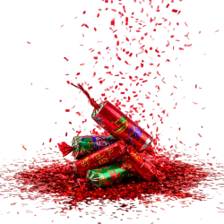 Хлопушки, конфетти, снег