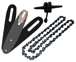 Цепи, шины и точилки для пил