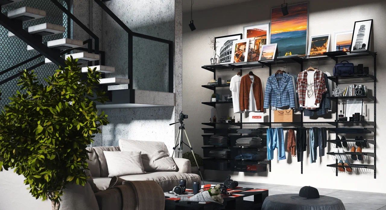 Система хранения в гостиной