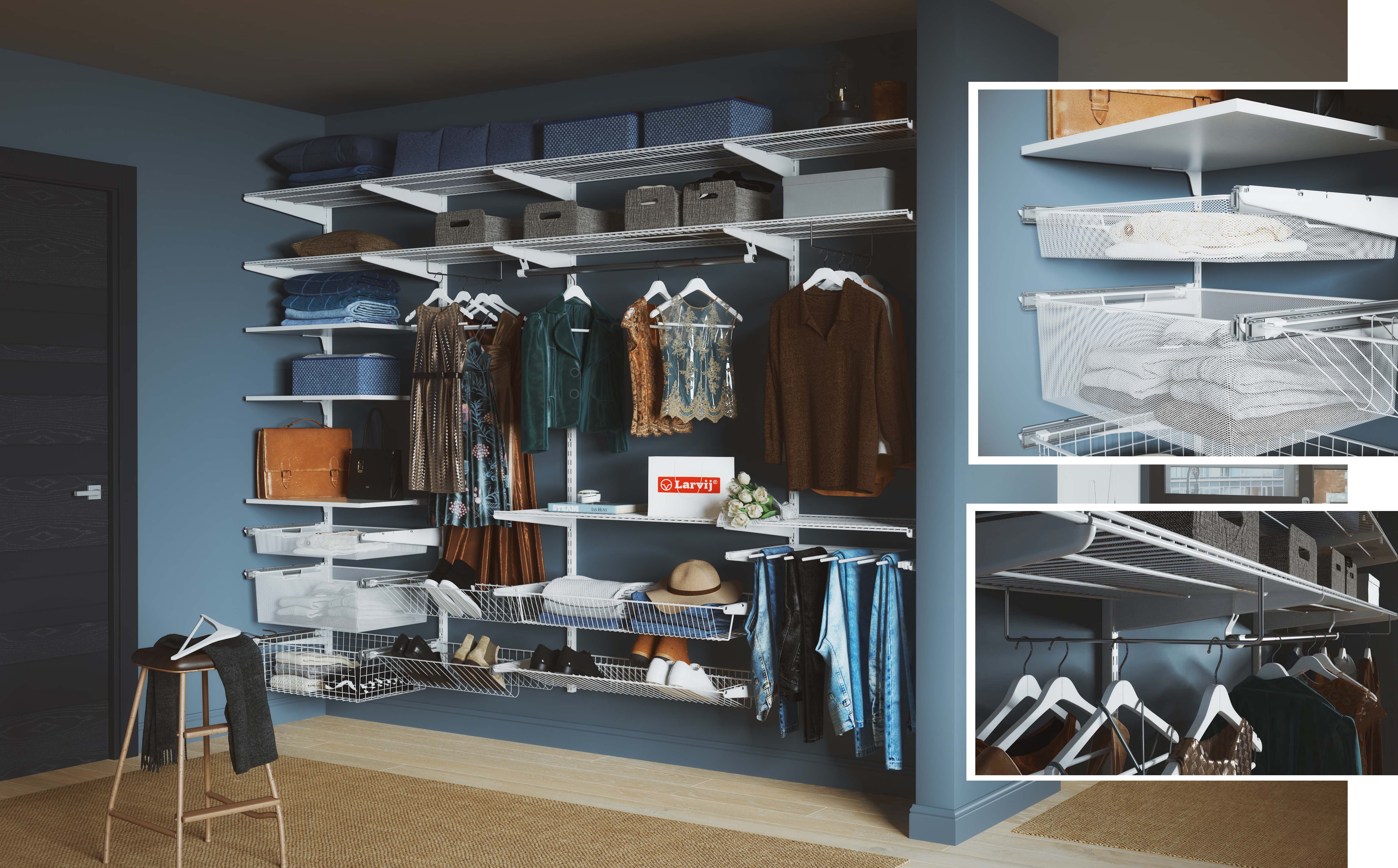 Гардеробная система для спальни 