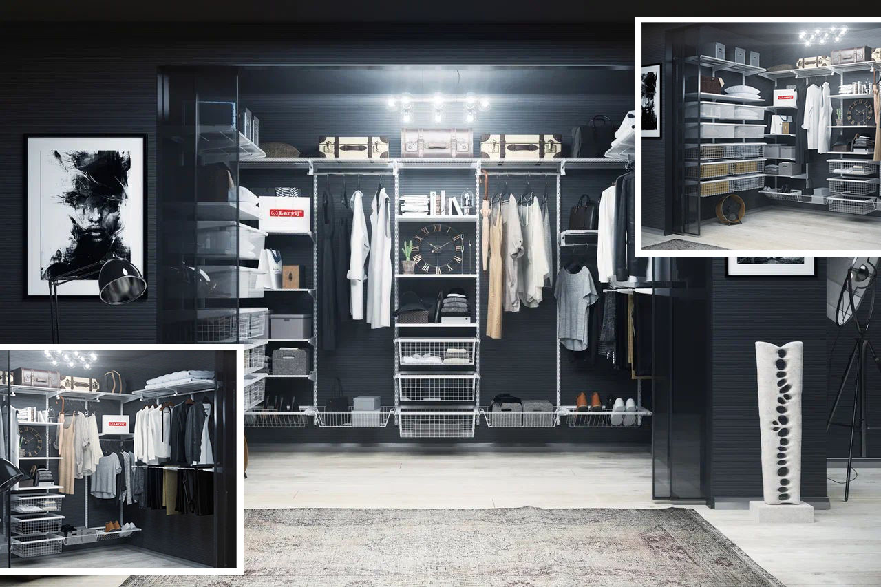 Гардеробная система для фотостудии