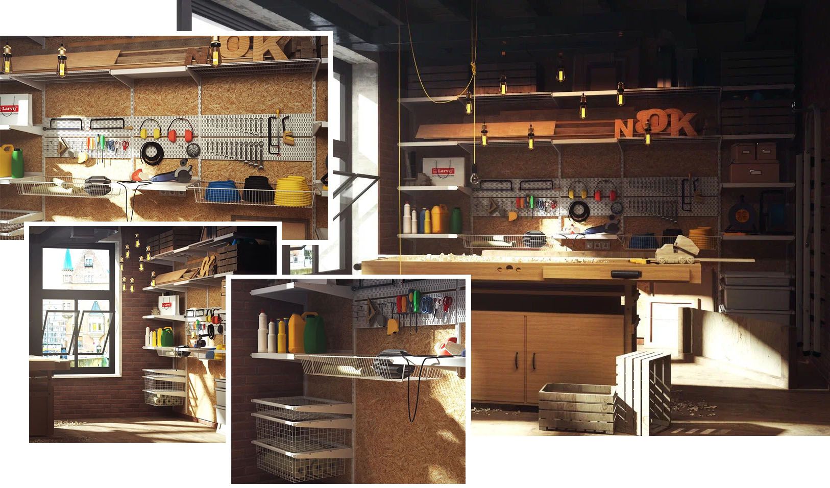 Система хранения в мастерской