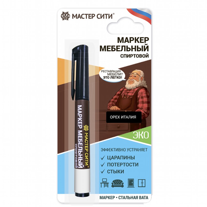 Маркер мебельный итальянский орех