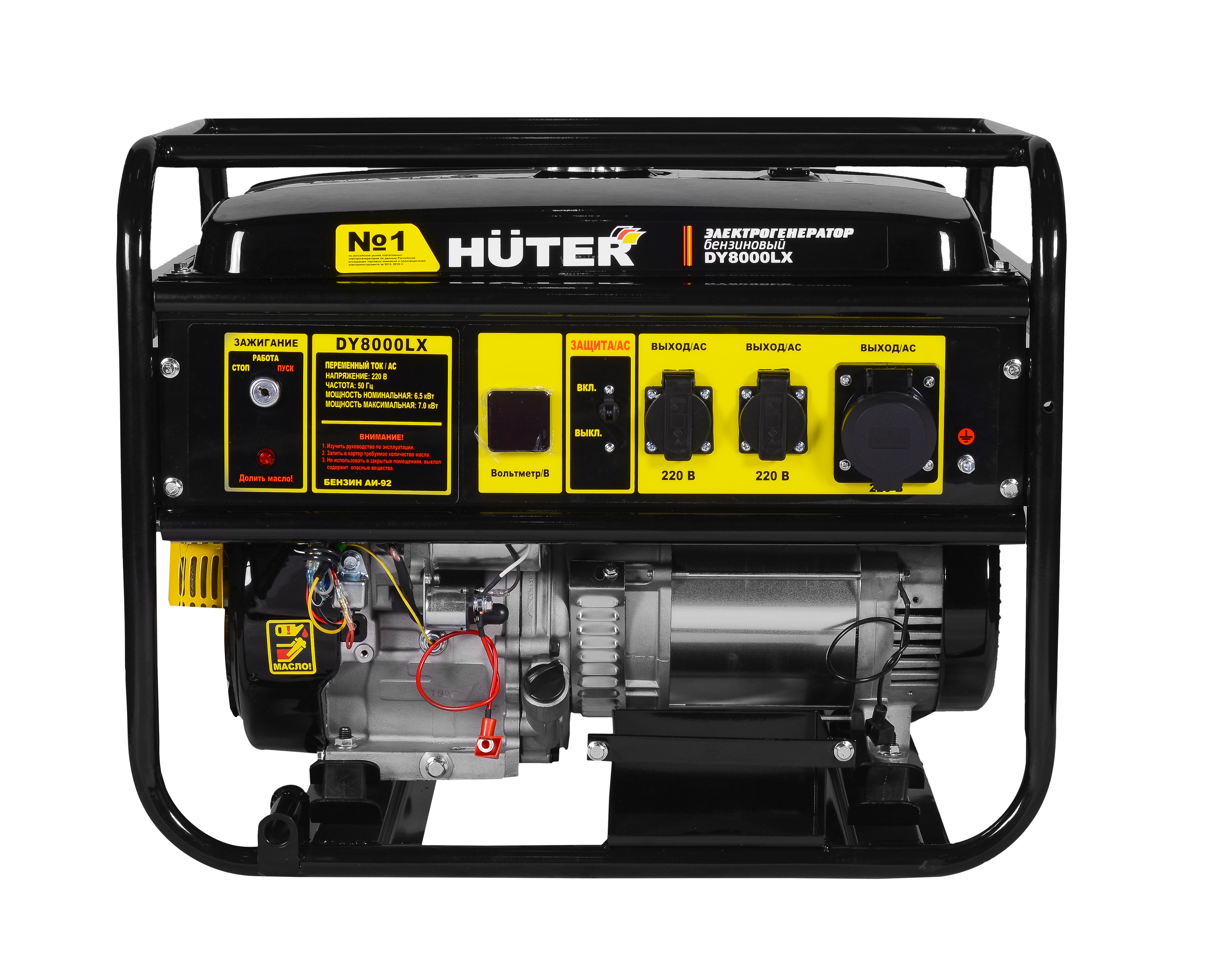 Видео и статьи — бензиновый генератор Huter DY6500L