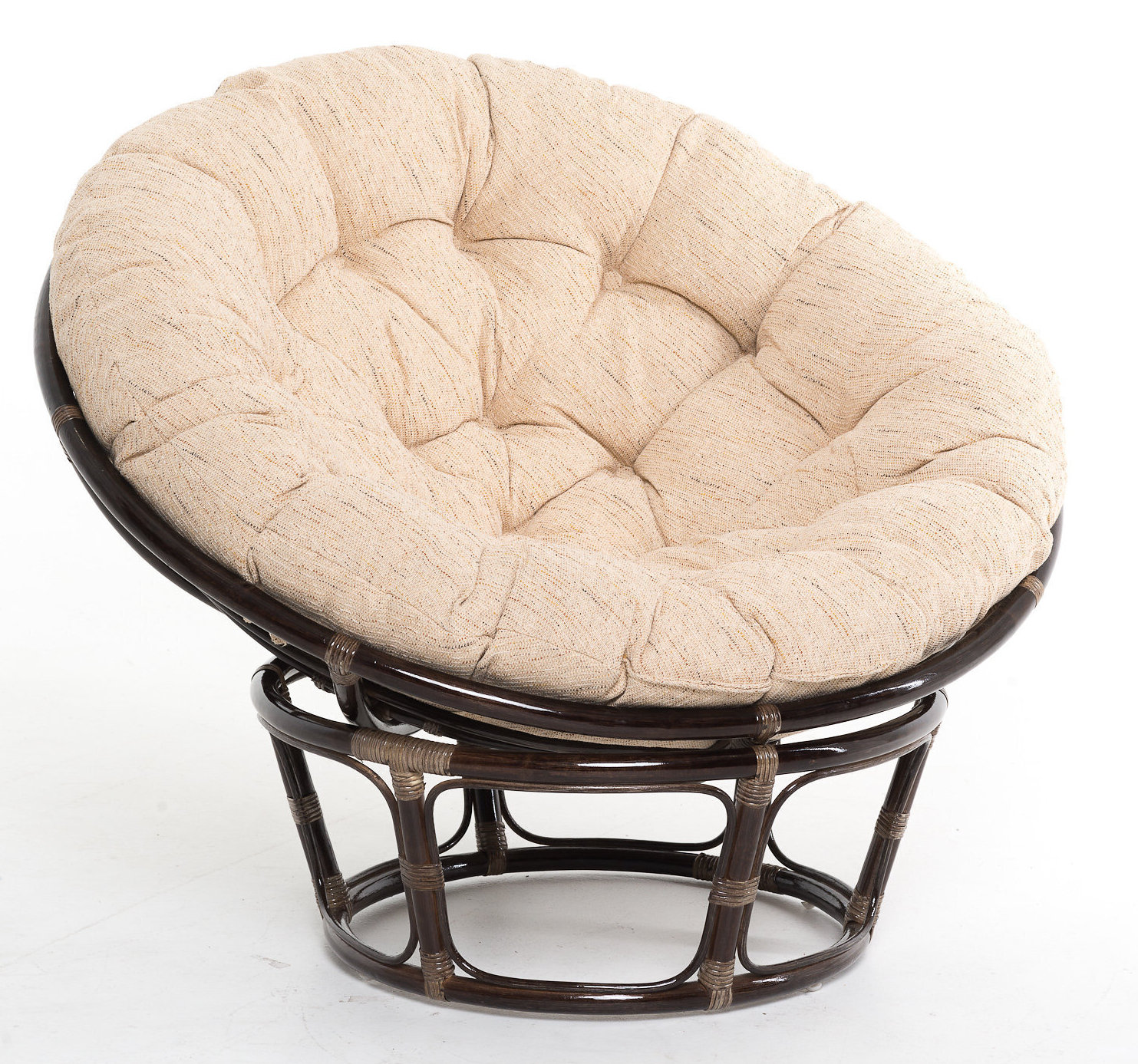 big round bamboo chair