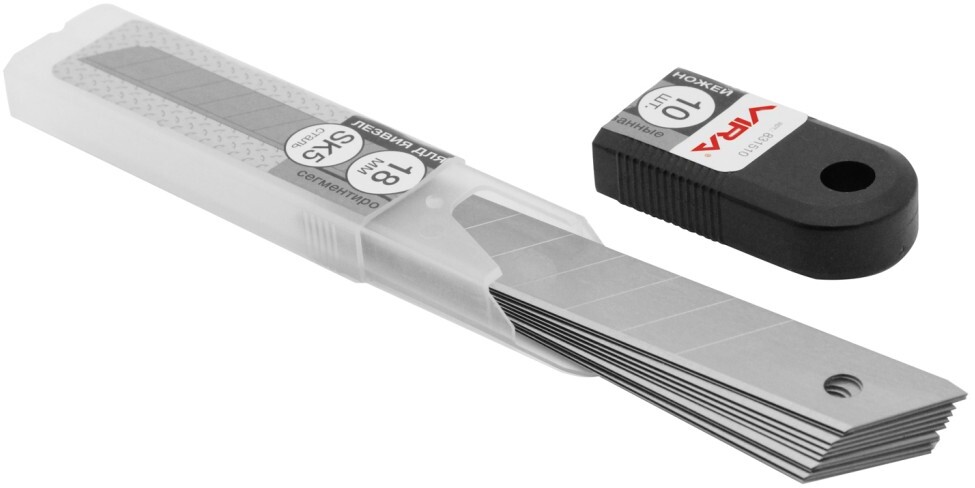 Лезвия д/ножей Vira сегментные SK5,10шт 18мм (831510)  с .