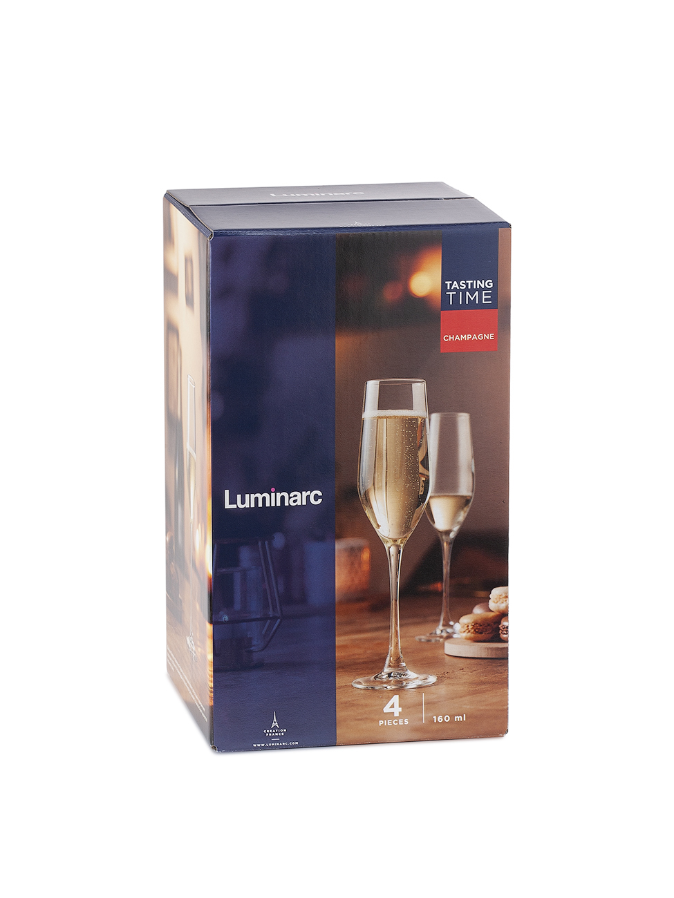 Набор бокалов д/шампанского Luminarc Tasting time Шампань 160мл 4шт ...