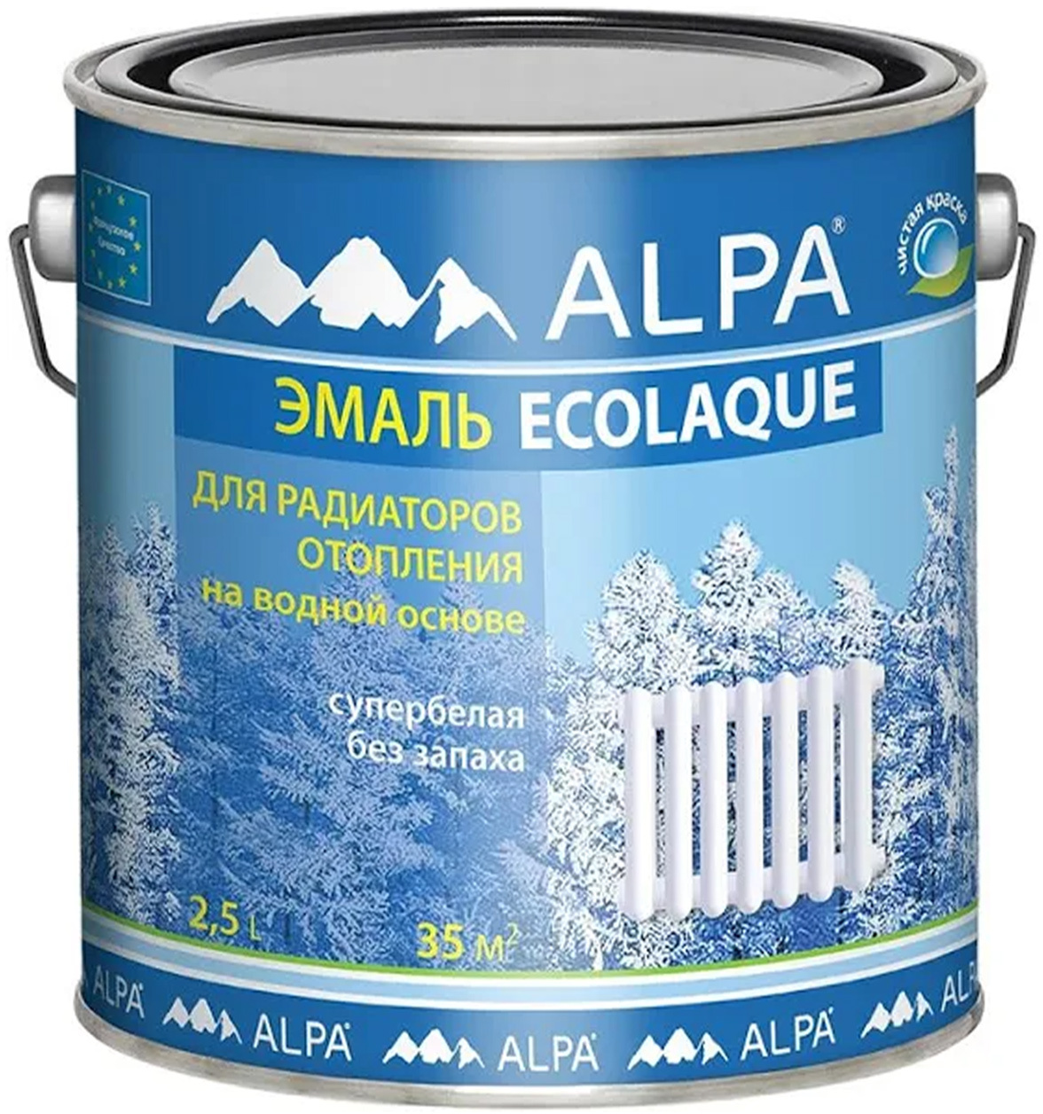 Эмаль для радиаторов. Краска Alpa эмаль Ecolaque. Alpa Alpalaque полуматовая эмаль. Эмаль Alpa Ecolaque матовая. Alpa эмаль Ecolaque полуматовая белая.