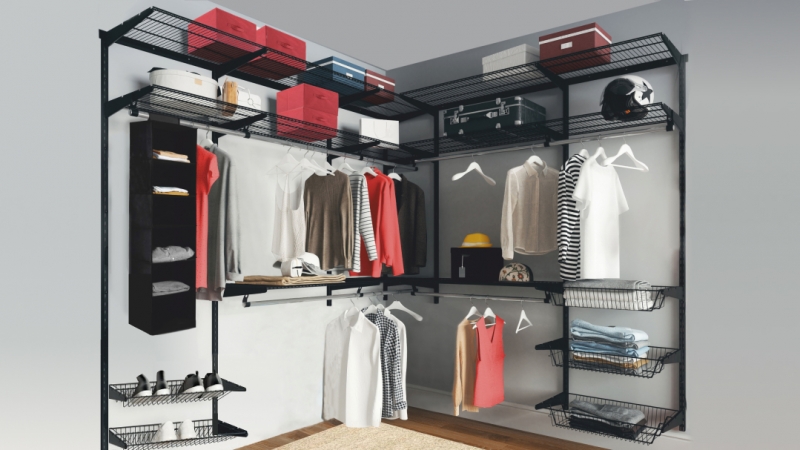 Сборка гардеробной системы